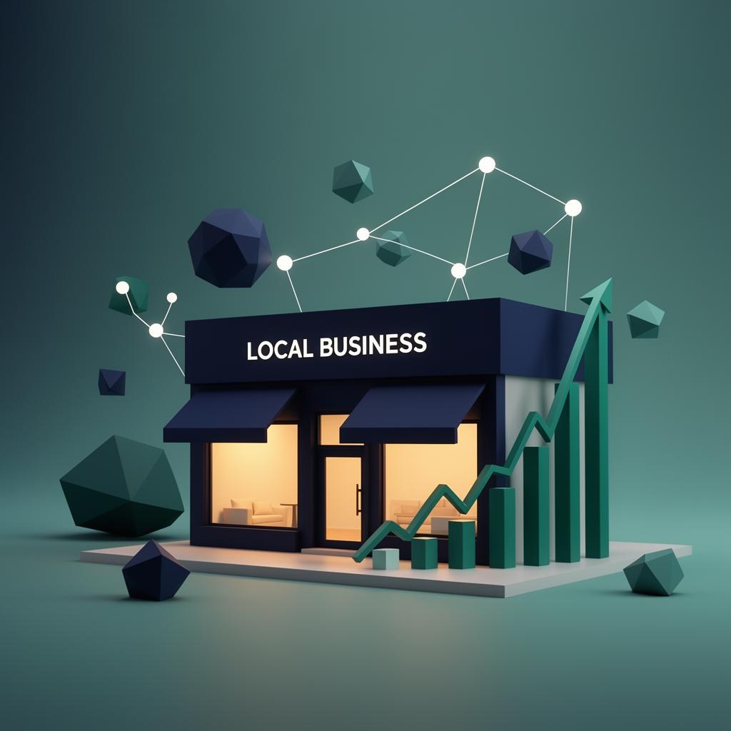 Negocio local próspero con presencia digital profesional